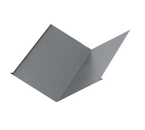 Планка ендовы нижняя 298х298х2000-0,5 Norman RAL7004