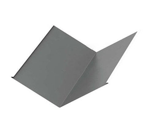 Планка ендовы нижняя 298х298х2000-0,5 Norman RAL9006