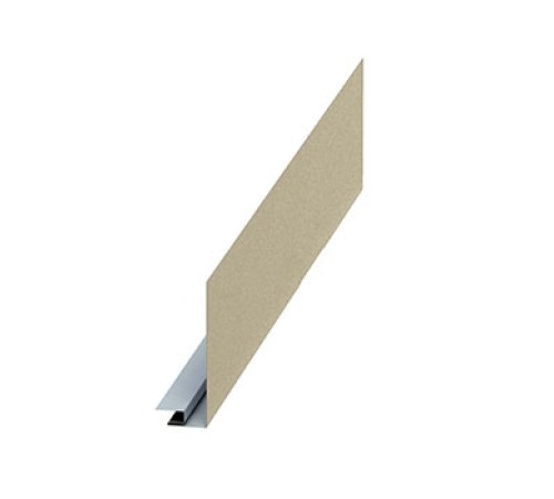 Планка карнизного свеса сложная 185х50х2000-0,5 Norman RAL1015