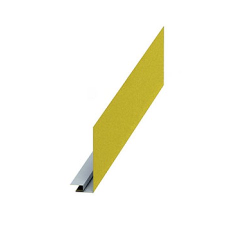 Планка карнизного свеса сложная 185х50х2000-0,5 Norman RAL1018