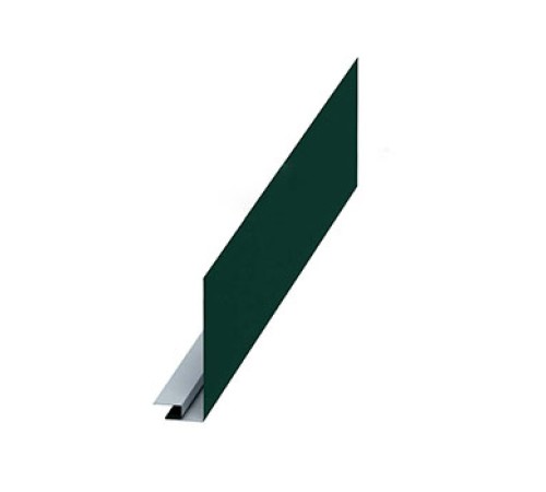 Планка карнизного свеса сложная 185х50х2000-0,5 Norman RAL6005