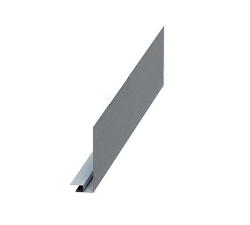 Планка карнизного свеса сложная 185х50х2000-0,5 Norman RAL7004