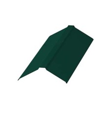 Планка конька плоского 190х190х2000-0,5 Norman RAL6005