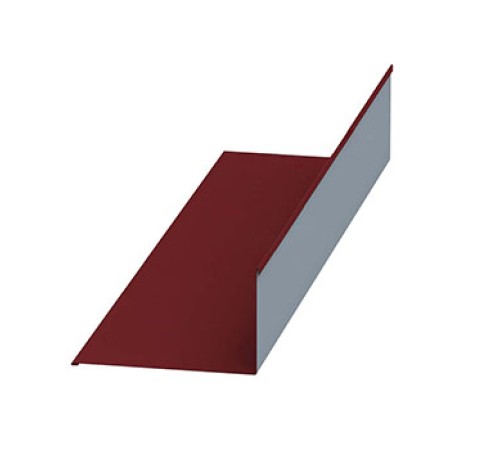 Планка примыкания верхняя 250х147х2000-0,5 Norman RAL3011