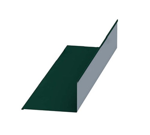 Планка примыкания верхняя 250х147х2000-0,5 Norman RAL6005