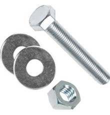 Комплект крепежа для винтовых свай М12х35 / шайба, гайка / ОЦ