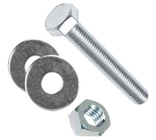 Купить комплект крепежа для винтовых свай М12х35 / шайба, гайка / ОЦ 