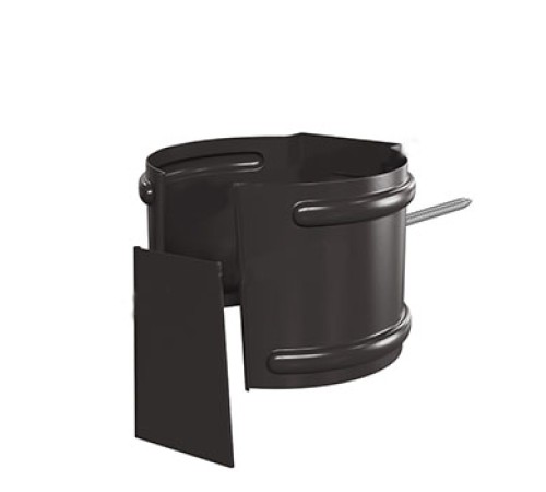 Купить держатель трубы D100-0.6 (на кирпич) Пластизол двухсторонний RR32 