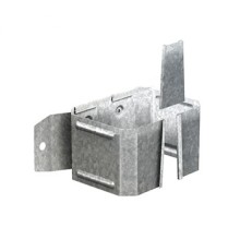 Держатель трубы 76х102-0.5 (на дерево) Оцинкованный Без цвета
