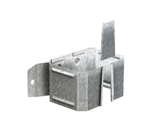 Купить держатель трубы 76х102-0.5 (на дерево) Оцинкованный Без цвета 
