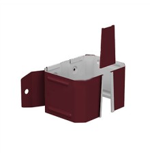 Держатель трубы 76х102-0,5 (на дерево) Полиэстер RAL3005