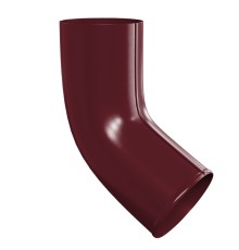 Колено сливное D100-0.6 Пластизол двухсторонний RAL3005