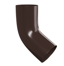 Колено сливное D100-0.6 Пластизол двухсторонний RAL8017