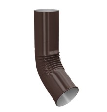 Колено сливное D150-0.5 Полиэстер RAL8017