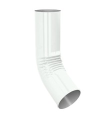 Колено сливное D150-0.5 Полиэстер RAL9003