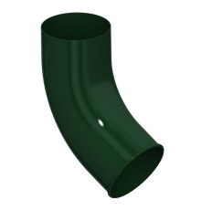 Колено трубы D100-0.6 Пластизол двухсторонний RAL6005