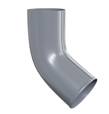 Колено трубы D100-0.6 Пластизол двухсторонний RAL7024