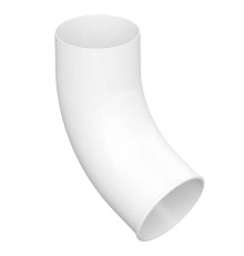 Колено трубы D100-0.6 Пластизол двухсторонний RAL9010