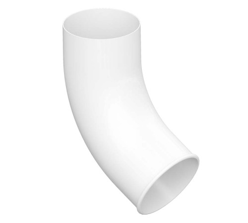 Купить колено трубы D100-0.6 Пластизол двухсторонний RAL9010 