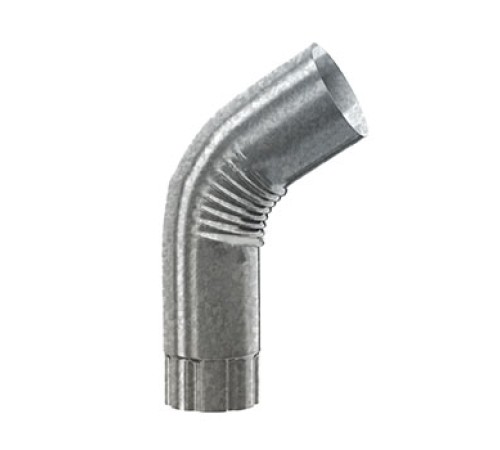Купить колено трубы D150-0.5 Оцинкованный Без цвета 