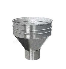 Желоб водосточный D185х3000-0.5 Оцинкованный Без цвета