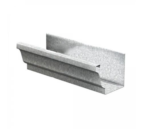 Купить желоб водосточный 120х86х3000-0.5 Оцинкованный Без цвета 
