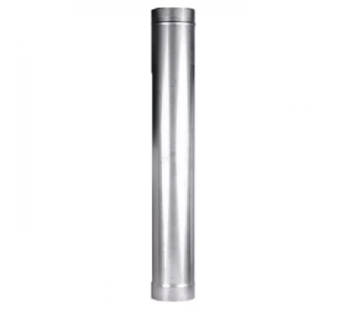 Купить трубу водосточную D150х1000-0.5 Оцинкованный Без цвета 