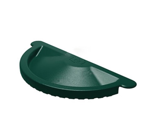 Купить заглушку желоба D125-0.6 Пластизол двухсторонний RAL6005 