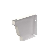 Заглушка желоба 120х86 левая-0.5 Полиэстер RAL9003