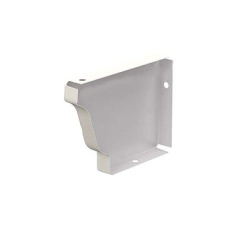 Купить заглушку желоба 120х86 левая-0.5 Полиэстер RAL9003 