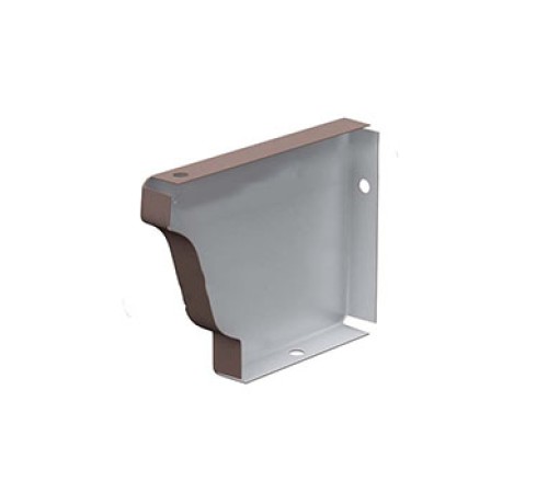 Купить заглушку желоба 120х86 левая-0.5 Полиэстер RR32 