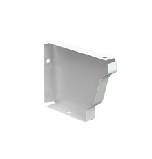 Заглушка желоба 120х86 правая-0.5 Пластизол RAL9010