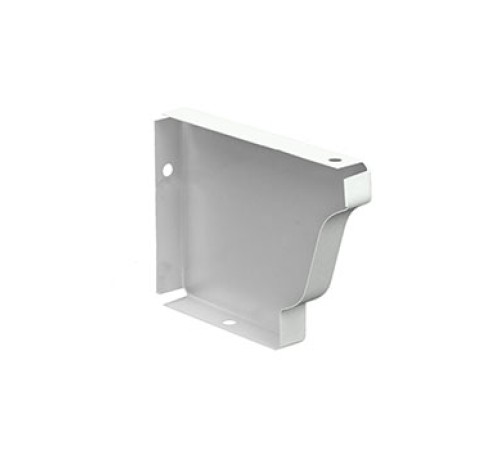 Купить заглушку желоба 120х86 правая-0.5 Пластизол RAL9010 