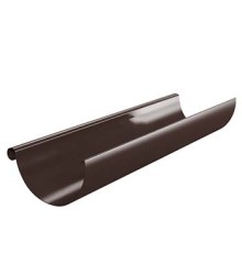 Желоб водосточный D125х3000-0.5 GS Высокопрочный полиэстер двусторонний RAL8017