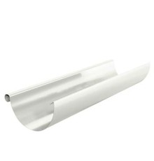 Желоб водосточный D125х3000-0.5 GS Высокопрочный полиэстер двусторонний RAL9010