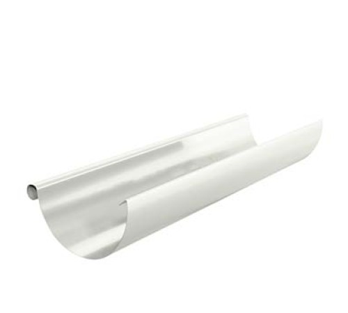 Купить желоб водосточный D125х3000-0.5 GS Высокопрочный полиэстер двусторонний RAL9010 