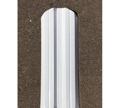 Штакетник металлический М-образный-0.45, 10х111, Края завальцованные, Полиэстер двухсторонний