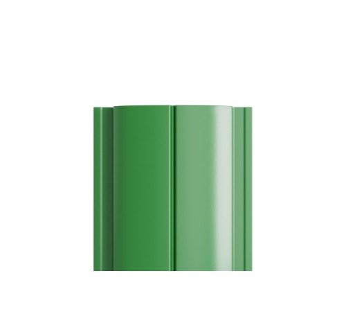 Штакетник металлический С-образный-Т-0.45, 19х126, Края завальцованные, Полиэстер RAL6002