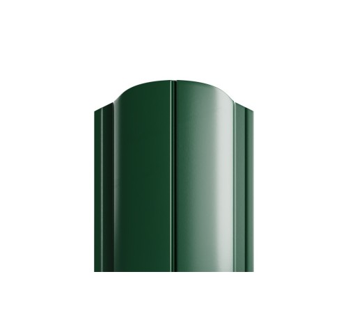 Штакетник металлический С-образный-0.45, 19х126, Края завальцованные, Полиэстер RAL6005