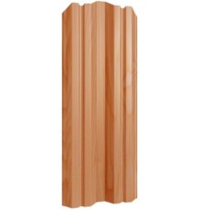 Штакетник металлический М-образный-0.5, 10х111, Края завальцованные, ECOSTEEL