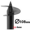 Купить сваи винтовые диаметром 108 мм (Премиум) от производителя