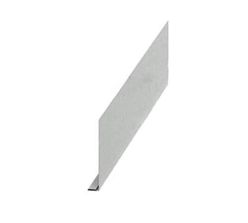 Планка карнизного свеса сложная 185х50х2000-0,5 Norman RAL9003