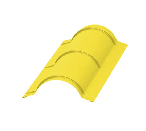 Планка конька круглого R110х2000-0,5 Norman RAL1018