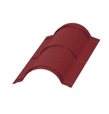 Планка конька круглого R110х2000-0,5 Norman RAL3011