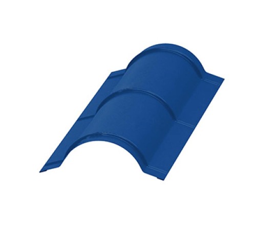 Планка конька круглого R110х2000-0,5 Norman RAL5005