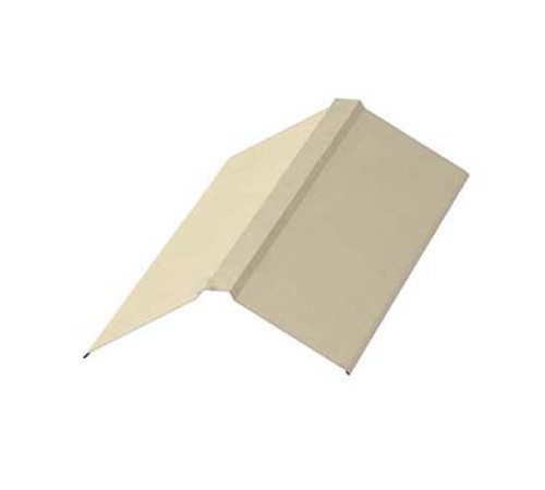 Планка конька плоского 120х120х2000-0,5 Norman RAL1015