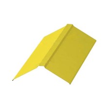 Планка конька плоского 120х120х2000-0,5 Norman RAL1018