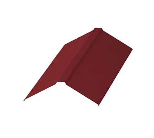 Планка конька плоского 120х120х2000-0,5 Norman RAL3011