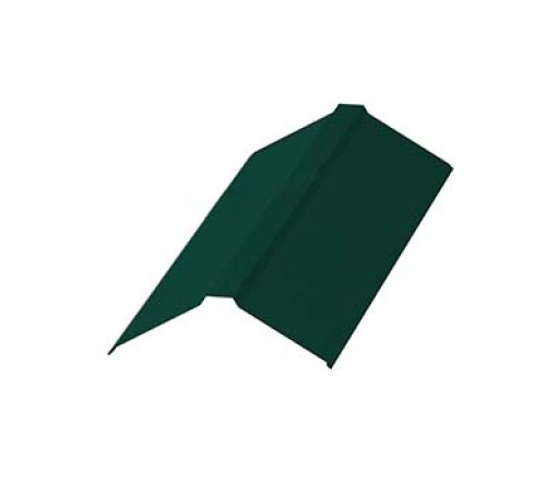 Планка конька плоского 120х120х2000-0,5 Norman RAL6005