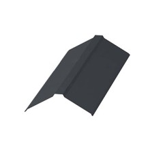 Планка конька плоского 120х120х2000-0,5 Norman RAL7024